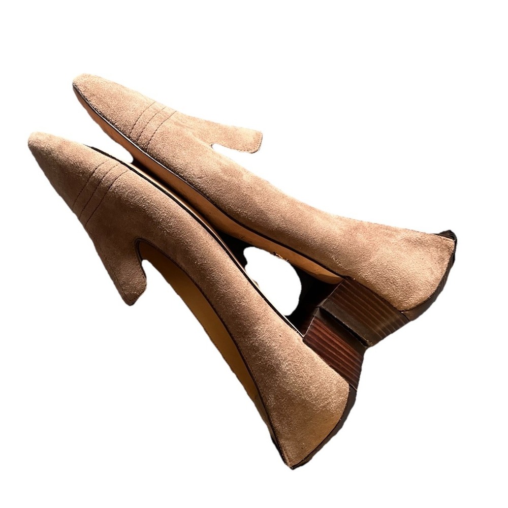 Vero Cuoio Vc Signature Vi-Nova Taupe Gray Brown Suede Slip On Loafers Size 8.5M - Picture 5 of 10